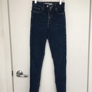 Topshop Jamie Jeans in Indigo